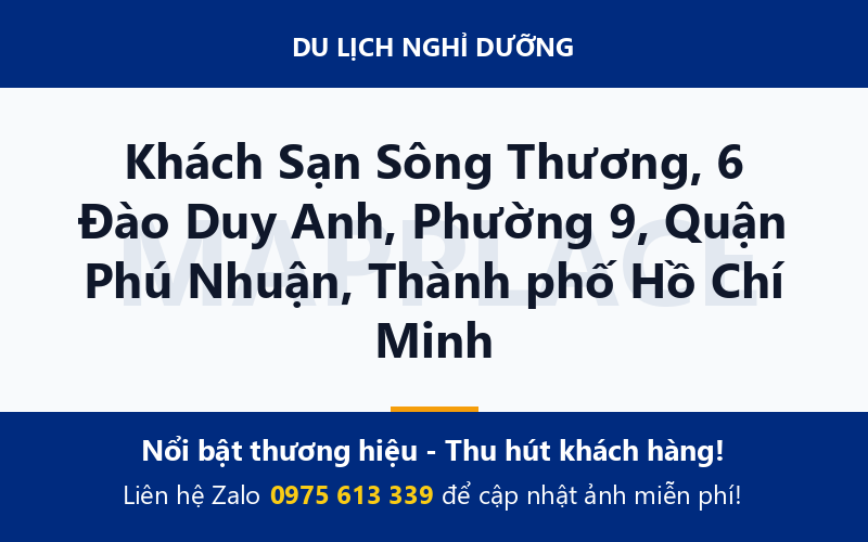 Khách Sạn Sông Thương, 6 Đào Duy Anh, Phường 9, Quận Phú Nhuận, Thành phố Hồ Chí Minh