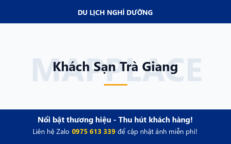 Khách Sạn Trà Giang