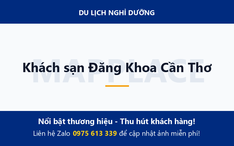 Khách sạn Đăng Khoa Cần Thơ