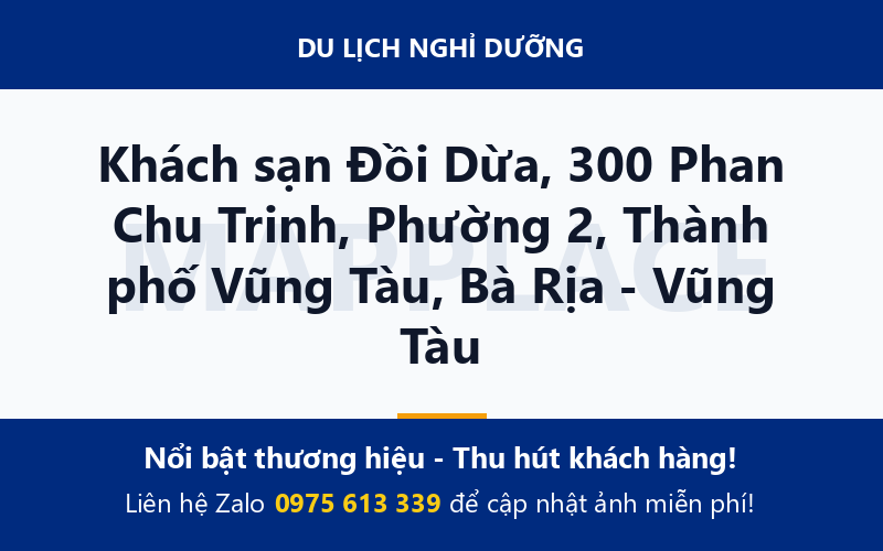 Khách sạn Đồi Dừa, 300 Phan Chu Trinh, Phường 2, Thành phố Vũng Tàu, Bà Rịa - Vũng Tàu