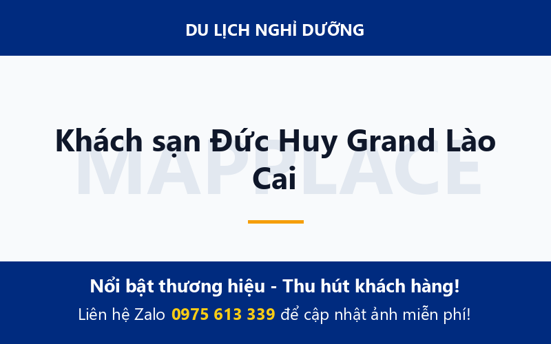 Khách sạn Đức Huy Grand Lào Cai