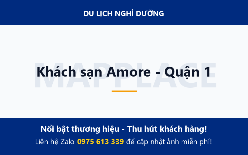 Khách sạn Amore - Quận 1