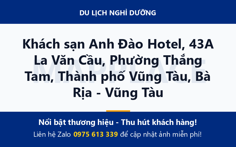 Khách sạn Anh Đào Hotel, 43A La Văn Cầu, Phường Thắng Tam, Thành phố Vũng Tàu, Bà Rịa - Vũng Tàu