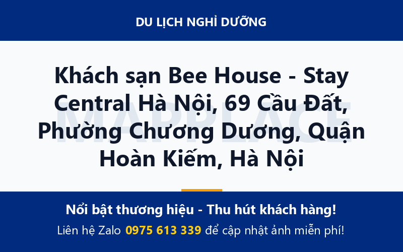 Khách sạn Bee House - Stay Central Hà Nội, 69 Cầu Đất, Phường Chương Dương, Quận Hoàn Kiếm, Hà Nội