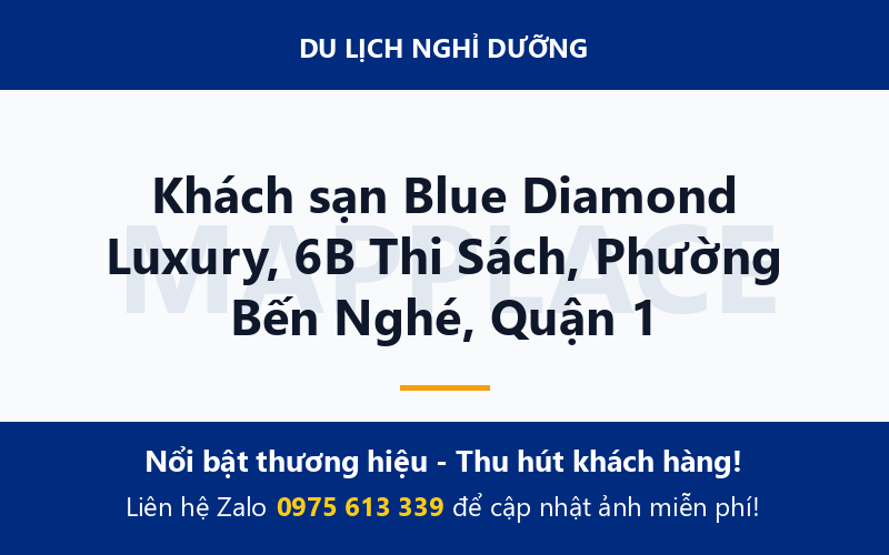 Khách sạn Blue Diamond Luxury, 6B Thi Sách, Phường Bến Nghé, Quận 1