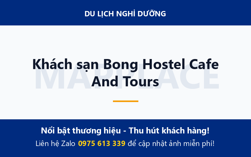 Khách sạn Bong Hostel Cafe And Tours