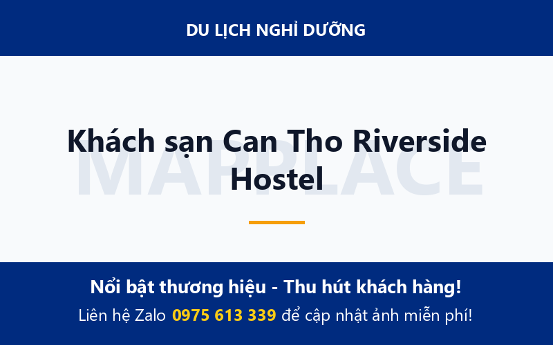 Khách sạn Can Tho Riverside Hostel