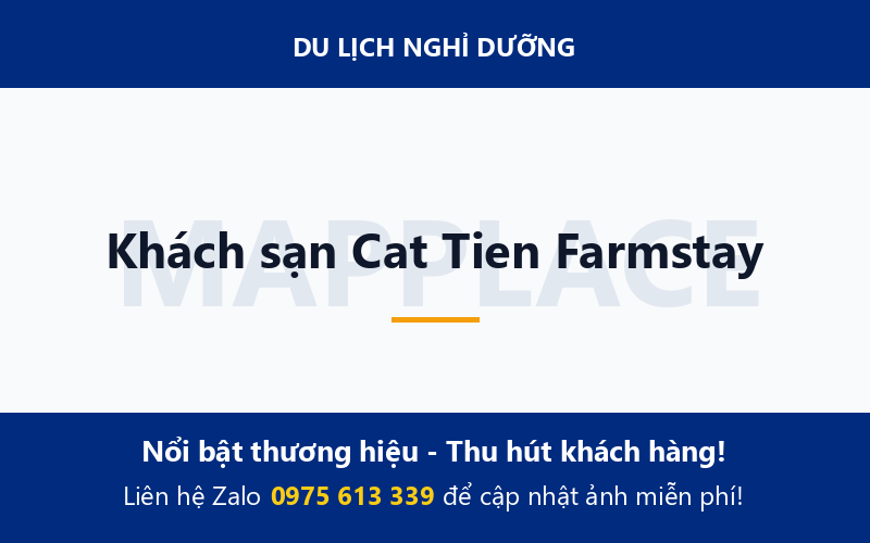 Khách sạn Cat Tien Farmstay