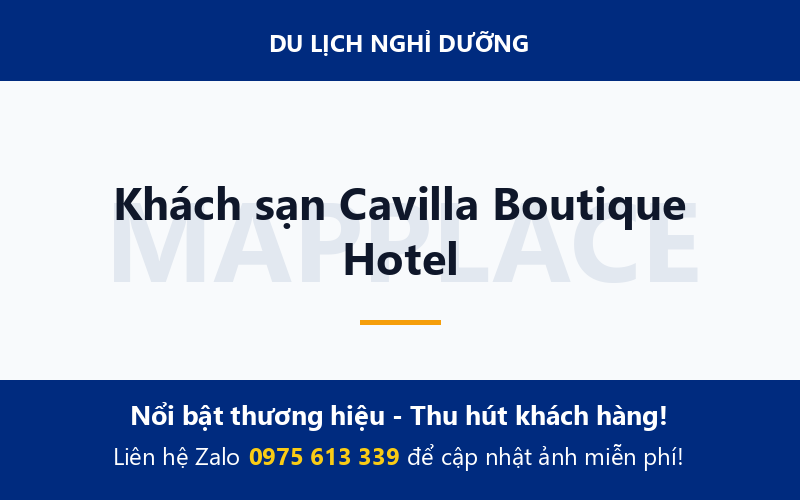 Khách sạn Cavilla Boutique Hotel
