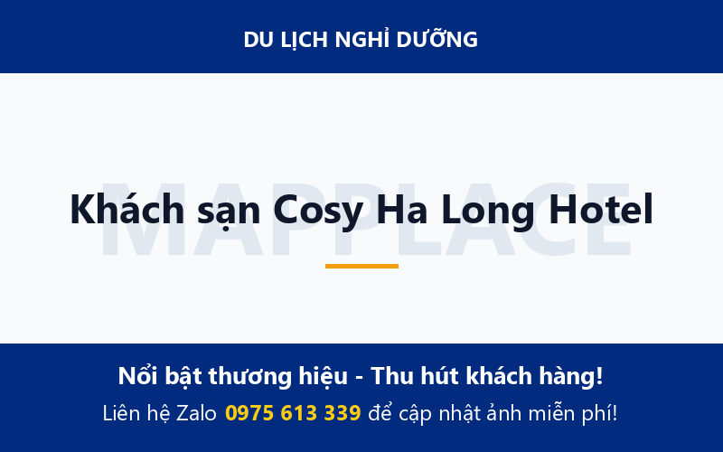 Khách sạn Cosy Ha Long Hotel