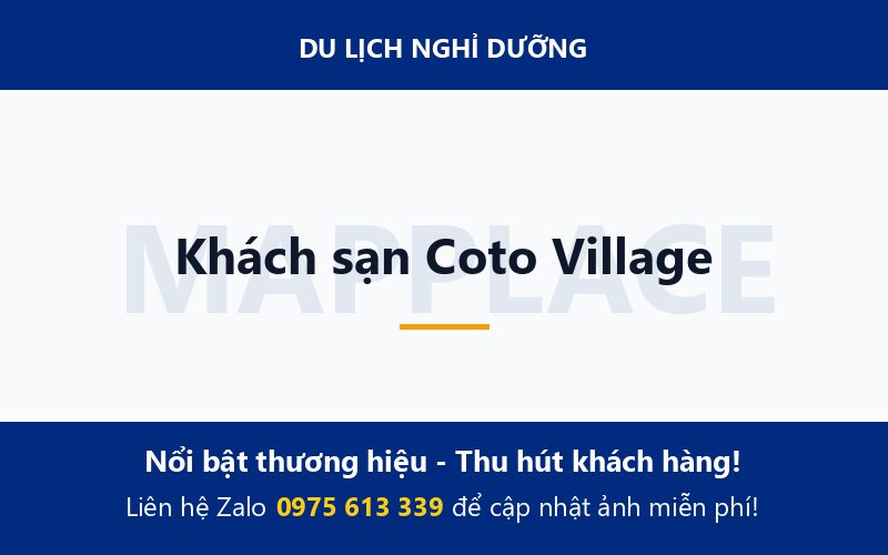 Khách sạn Coto Village