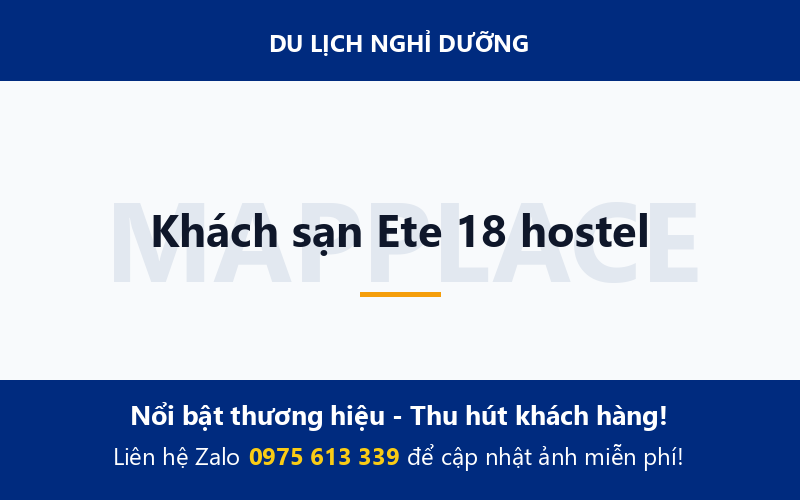 Khách sạn Ete 18 hostel