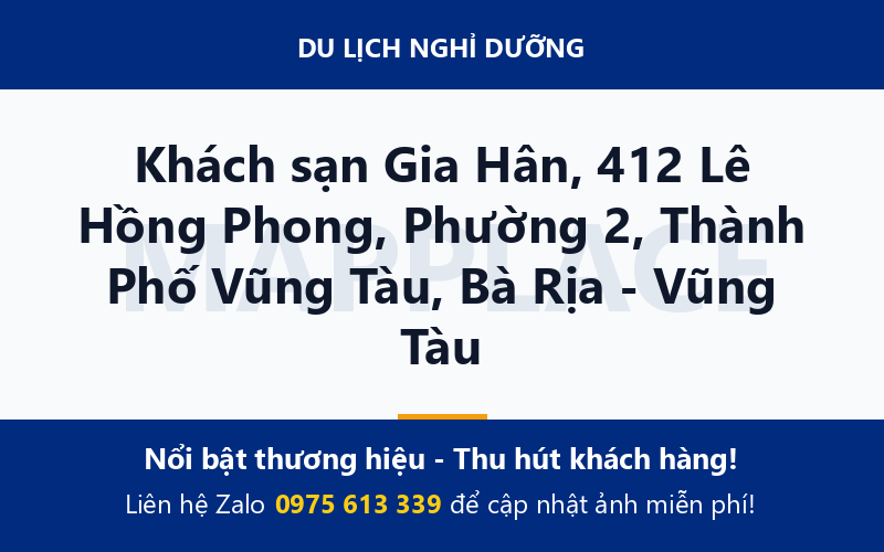 Khách sạn Gia Hân, 412 Lê Hồng Phong, Phường 2, Thành Phố Vũng Tàu, Bà Rịa - Vũng Tàu