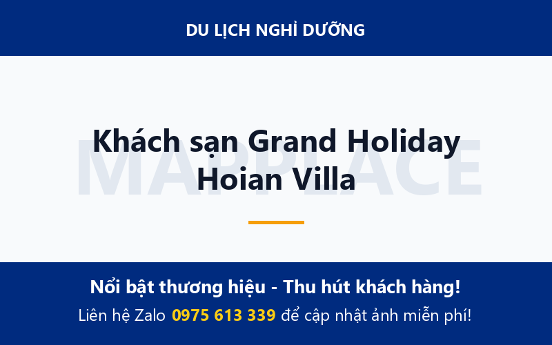 Khách sạn Grand Holiday Hoian Villa
