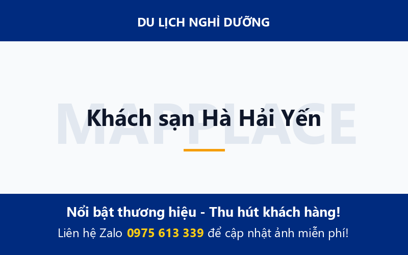 Khách sạn Hà Hải Yến