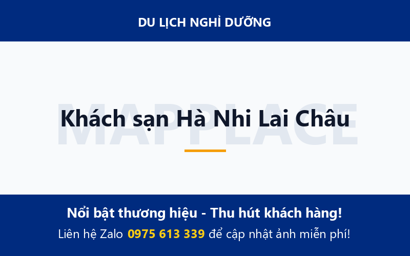 Khách sạn Hà Nhi Lai Châu