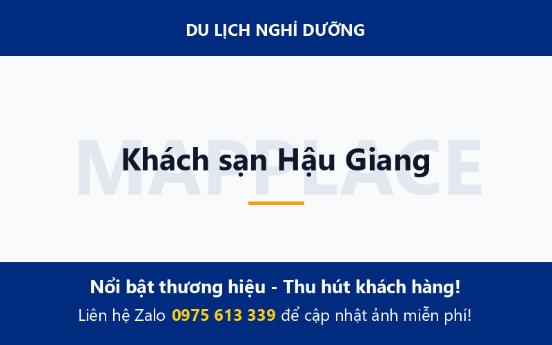 Khách sạn Hậu Giang