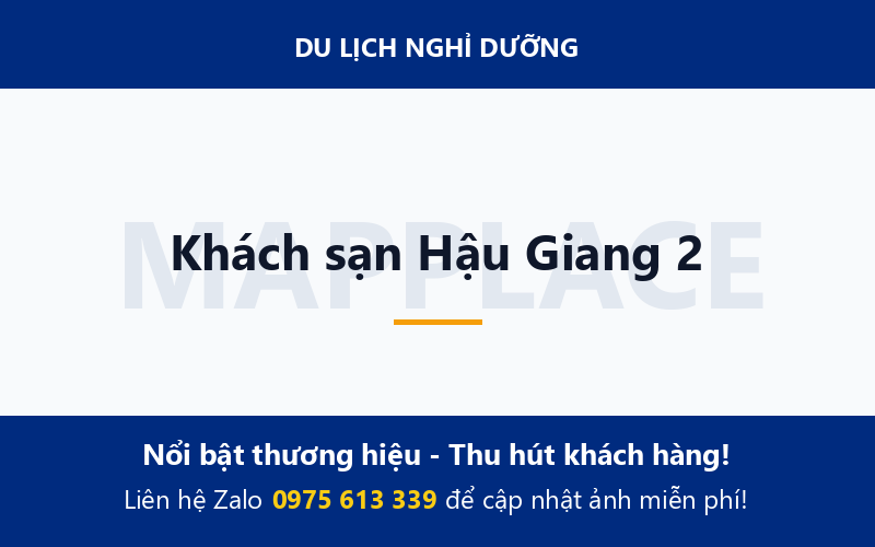Khách sạn Hậu Giang 2