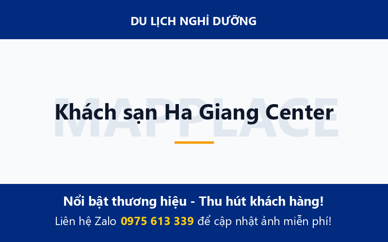 Khách sạn Ha Giang Center