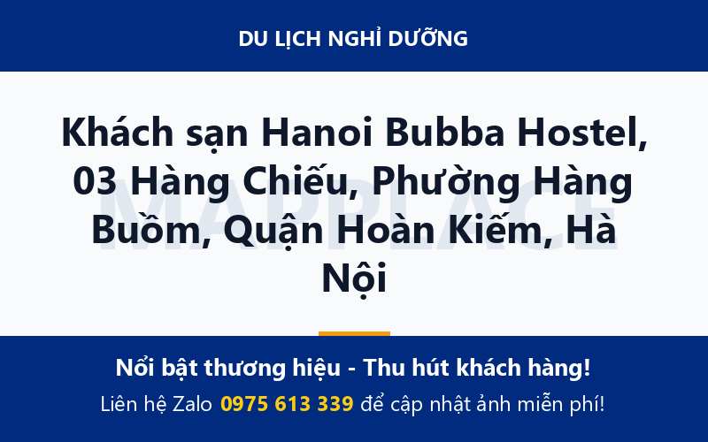 Khách sạn Hanoi Bubba Hostel, 03 Hàng Chiếu, Phường Hàng Buồm, Quận Hoàn Kiếm, Hà Nội