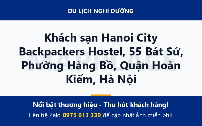 Khách sạn Hanoi City Backpackers Hostel, 55 Bát Sứ, Phường Hàng Bồ, Quận Hoàn Kiếm, Hà Nội