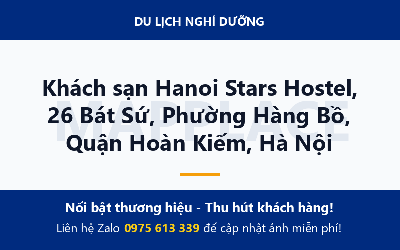 Khách sạn Hanoi Stars Hostel, 26 Bát Sứ, Phường Hàng Bồ, Quận Hoàn Kiếm, Hà Nội
