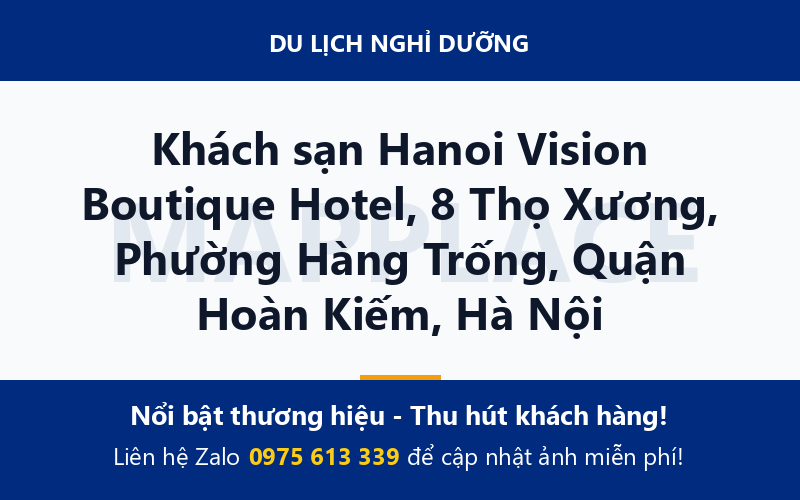 Khách sạn Hanoi Vision Boutique Hotel, 8 Thọ Xương, Phường Hàng Trống, Quận Hoàn Kiếm, Hà Nội