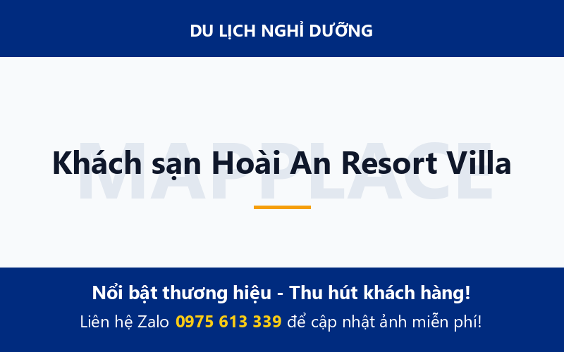 Khách sạn Hoài An Resort Villa