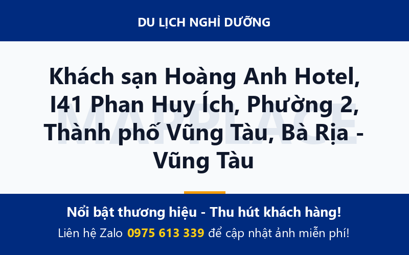 Khách sạn Hoàng Anh Hotel, I41 Phan Huy Ích, Phường 2, Thành phố Vũng Tàu, Bà Rịa - Vũng Tàu