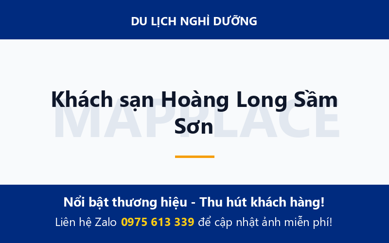 Khách sạn Hoàng Long Sầm Sơn