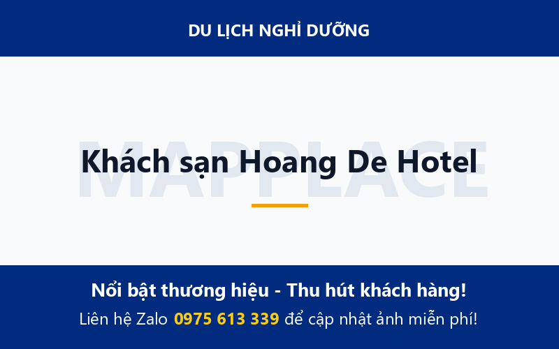 Khách sạn Hoang De Hotel
