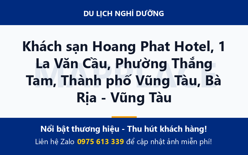 Khách sạn Hoang Phat Hotel, 1 La Văn Cầu, Phường Thắng Tam, Thành phố Vũng Tàu, Bà Rịa - Vũng Tàu