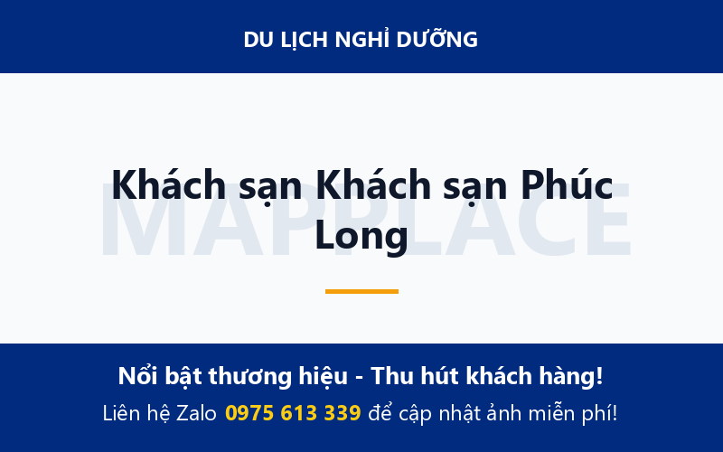 Khách sạn Khách sạn Phúc Long