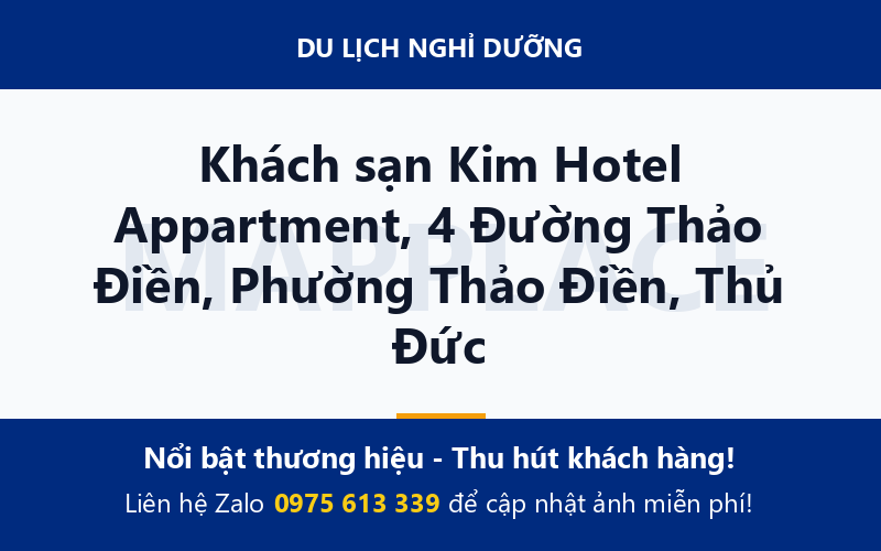 Khách sạn Kim Hotel Appartment, 4 Đường Thảo Điền, Phường Thảo Điền, Thủ Đức