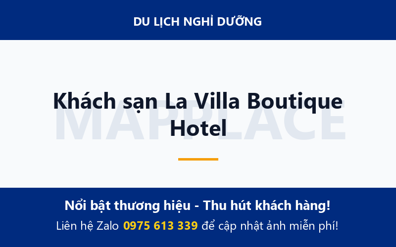 Khách sạn La Villa Boutique Hotel