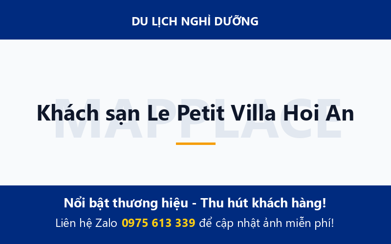Khách sạn Le Petit Villa Hoi An