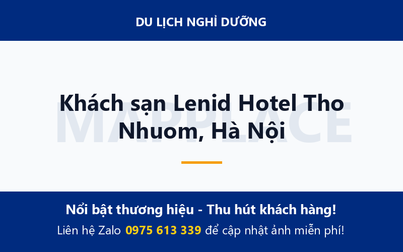Khách sạn Lenid Hotel Tho Nhuom, Hà Nội