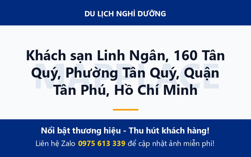 Khách sạn Linh Ngân, 160 Tân Quý, Phường Tân Quý, Quận Tân Phú, Hồ Chí Minh