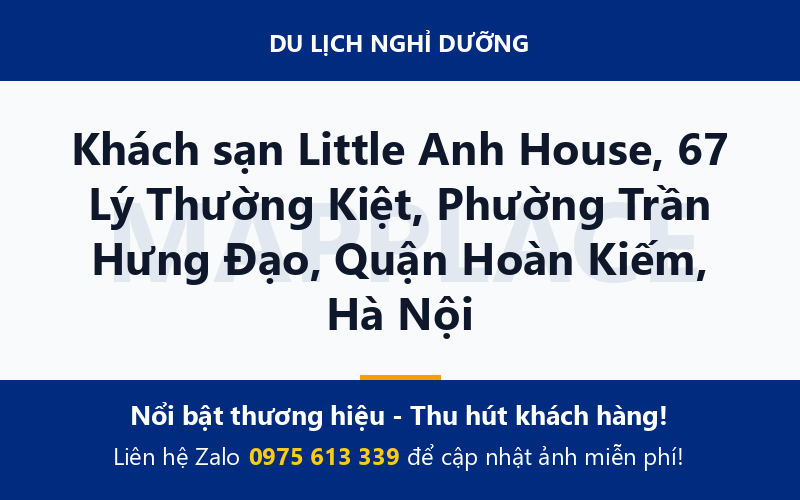 Khách sạn Little Anh House, 67 Lý Thường Kiệt, Phường Trần Hưng Đạo, Quận Hoàn Kiếm, Hà Nội