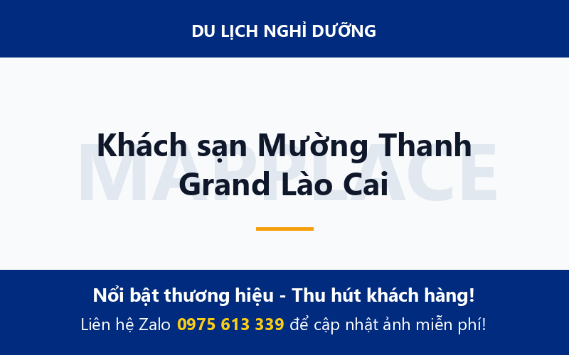 Khách sạn Mường Thanh Grand Lào Cai