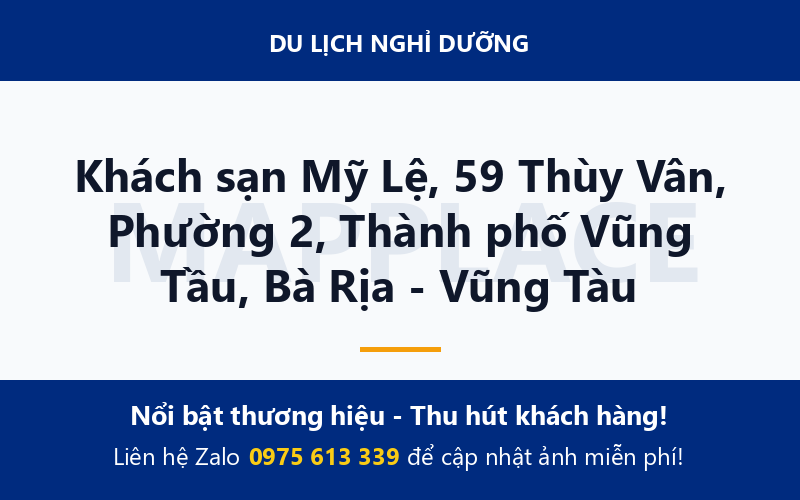 Khách sạn Mỹ Lệ, 59 Thùy Vân, Phường 2, Thành phố Vũng Tầu, Bà Rịa - Vũng Tàu