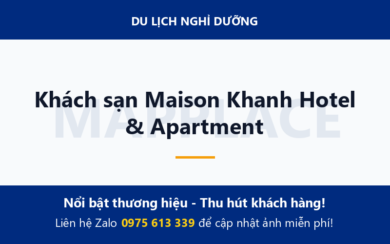 Khách sạn Maison Khanh Hotel & Apartment