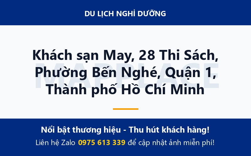 Khách sạn May, 28 Thi Sách, Phường Bến Nghé, Quận 1, Thành phố Hồ Chí Minh