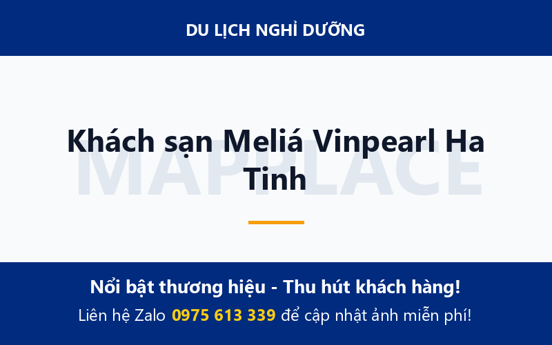 Khách sạn Meliá Vinpearl Ha Tinh