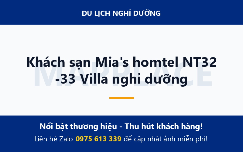 Khách sạn Mia's homtel NT32 -33 Villa nghỉ dưỡng