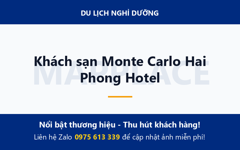 Khách sạn Monte Carlo Hai Phong Hotel