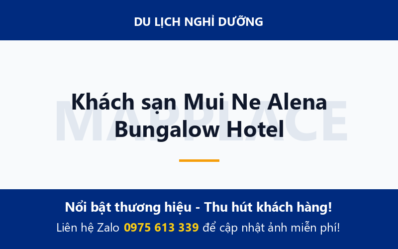 Khách sạn Mui Ne Alena Bungalow Hotel