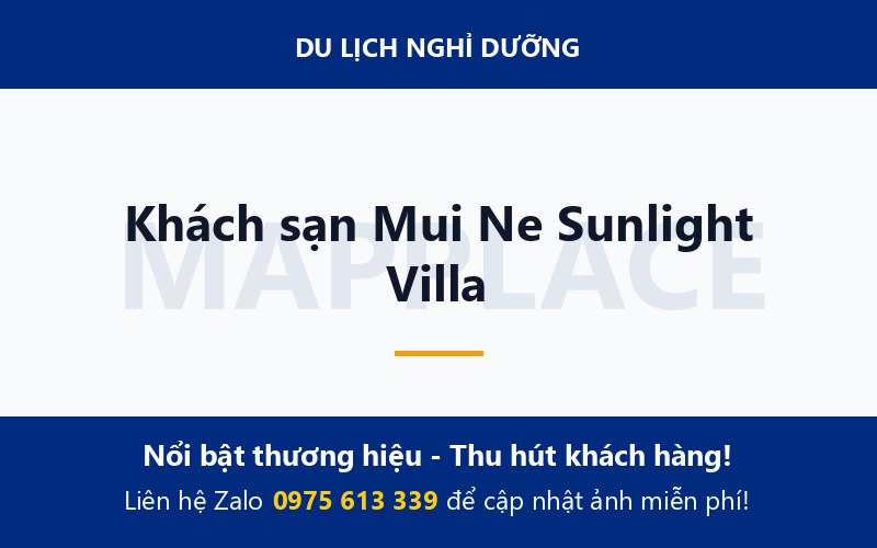 Khách sạn Mui Ne Sunlight Villa