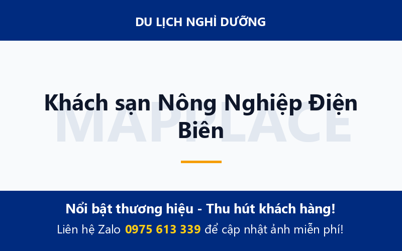 Khách sạn Nông Nghiệp Điện Biên