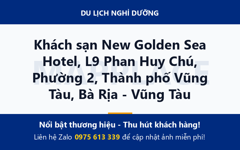 Khách sạn New Golden Sea Hotel, L9 Phan Huy Chú, Phường 2, Thành phố Vũng Tàu, Bà Rịa - Vũng Tàu